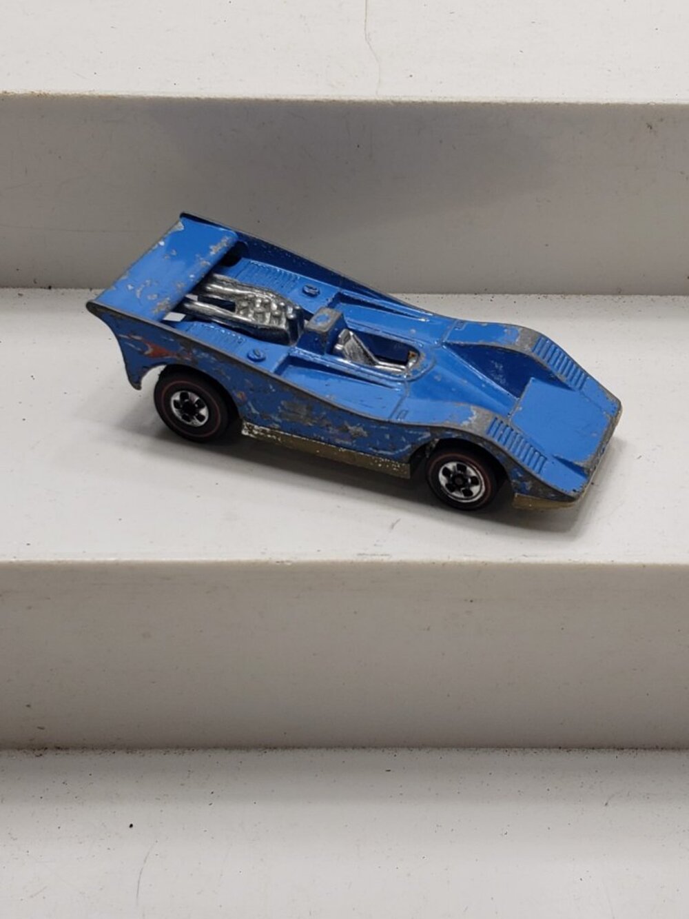 Vintage 1973 Hot Wheels Redline American Victory No. 9 Blue Race Car Model